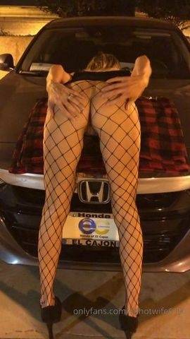 Calihotwife - Whore Sucking Dick in Parking Lot on modelies.com
