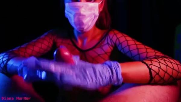 Slutty nurse stroking dick in gloves xxx free porn videos on modelies.com