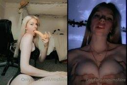 MsFiire Nude Tit Licking Dildo Sucking Video Leaked on modelies.com
