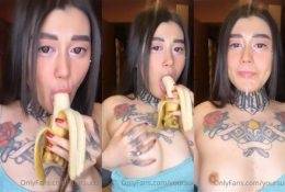 Yoursuccub OnlyFans Banana Sucking Video on modelies.com