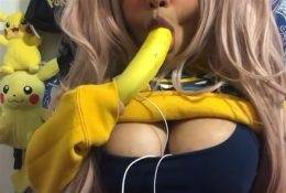 ASMR Pika Patreon Banana Lollipop Video on modelies.com