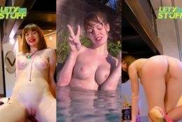 Lety Does Stuff Nude Strawberry Micro Bikini Video on modelies.com