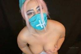 Masked ASMR Naughty Nurse Covid-19 Video on modelies.com