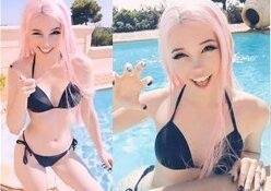 Belle Delphine Sexy Holiday Fun in the Pool Video on modelies.com