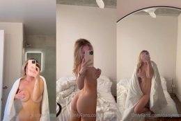 Daisy Keech Nipple Tease Selfie Video Leaked on modelies.com