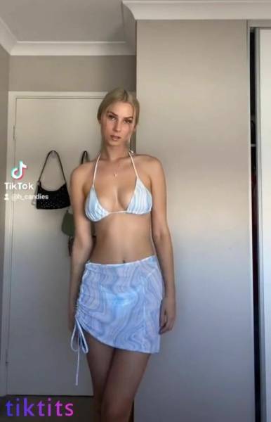 Lovely blonde in a swimsuit on modelies.com