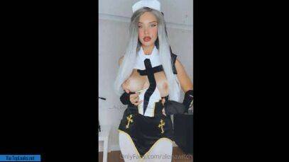 Sexy alenawitch nude nun OnlyFans leaked video on modelies.com