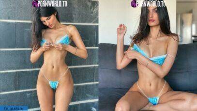 Yael Cohen Aris Covid Mask sexy Bikini onlyfans leaked nudes on modelies.com