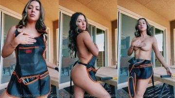 Arianny Celeste Nude in Carpenter Dress Teasing Video Leaked on modelies.com