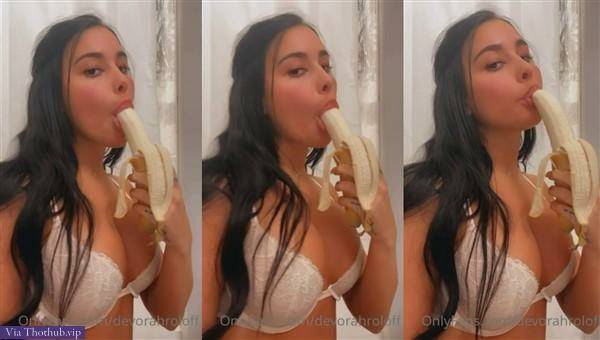 Devorah Roloff Nude Banana Sucking Like Cock Video on modelies.com