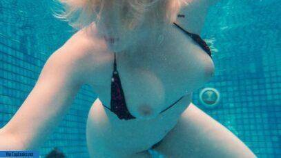 Stefania Ferrario Nude Underwater Pool Onlyfans Set Leaked on modelies.com