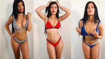 Marta María Santos Bikni Try-On Nude Video Leaked - county Ada on modelies.com