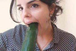 Jessy ASMR Cucumber Sucking Sounds Video Leaked on modelies.com