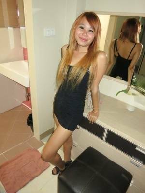 Young looking Thai girl takes a cumshot on her tight butt from sex tourist - Thailand on modelies.com