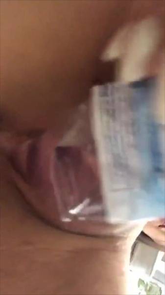 Rainey James bottle fitting in pussy snapchat premium xxx porn videos on modelies.com