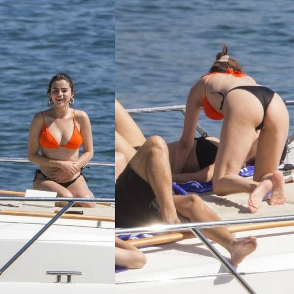 Selena Gomez Thong Bikini On Boat Set Leaked - Usa on modelies.com