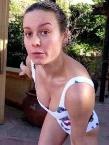 Tiktok Porn Brie Larson in a swimsuit in her new video on modelies.com