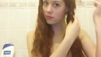 Naughty Poppy - Washing Hair & Showing Off Pussy in the Bath Onlyfans - county Bath on modelies.com