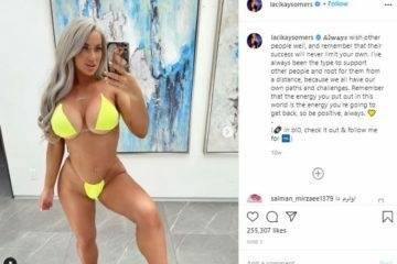 Laci Kay Somers Nude Tease Lesbian Yoga Onlyfans Video on modelies.com