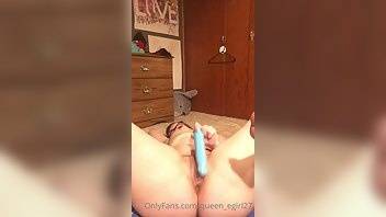 Queen_egirl27 tied my feet together and fucked myself xxx onlyfans porn videos on modelies.com