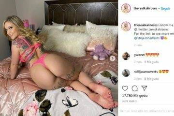 Kali Roses Teasing OnlyFans Instagram Leaked Videos on modelies.com