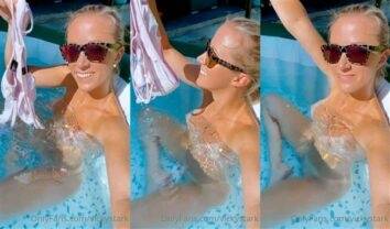 Vicky Stark Nude Hot Tub Video Leaked on modelies.com
