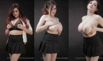 Tessa Fowler Nude Teasing My Nipple Video Leaked on modelies.com