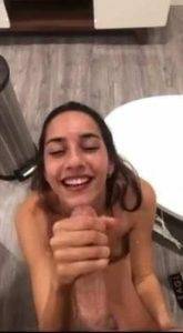 Tiktok porn The Load Brings A Smile To Her Face on modelies.com