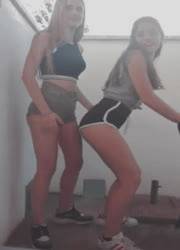 Spanish girls in shorts dancing - Spain on modelies.com