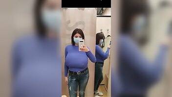 Busty Ema OnlyFans 01 Blue Sweater on modelies.com