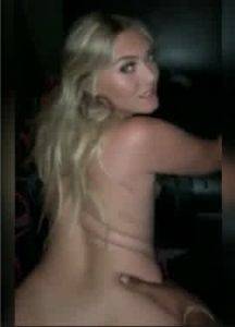 Fucking a blonde right in the club on modelies.com
