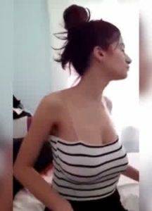 Turkish girl with huge tits wets her shirt - Turkey on modelies.com