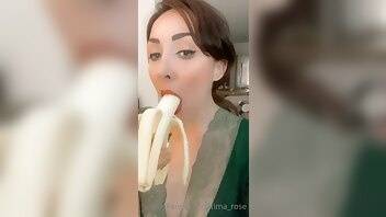 Ultima rose deep banana eating another attempt xxx onlyfans porn on modelies.com