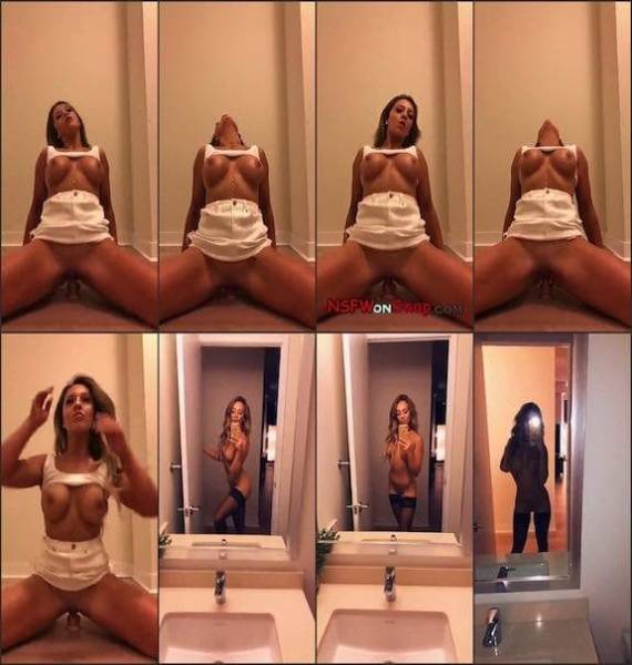 Katie Adler dildo riding & sexy stocking naked mirror view snapchat premium 2018/05/29 on modelies.com