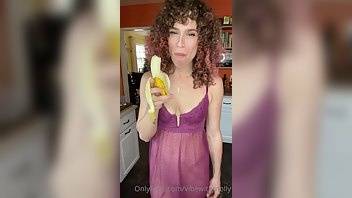 Vibewithmolly 27 12 2020 Actual video evidence of how to eat a banana xxx onlyfans porn on modelies.com