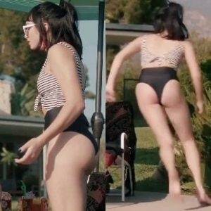 Delphine PEYTON LIST SHOWS OFF HER NEW THICK ASS IN A SWIMSUIT on modelies.com