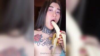 Yoursuccub leaked Banana Sucking Onlyfans XXX Videos on modelies.com