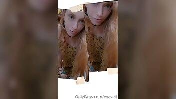 Evaveil flash at work onlyfans leaked video on modelies.com