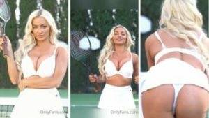 Lindsey Pelas bouncing tits in tennis dress thothub on modelies.com