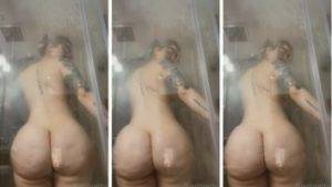 Jen Bretty fat ass in the shower thothub on modelies.com