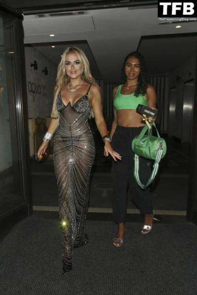 Tallia Storm Looks Hot in a See-Through Dress After the TOWIE Season Launch Party on modelies.com