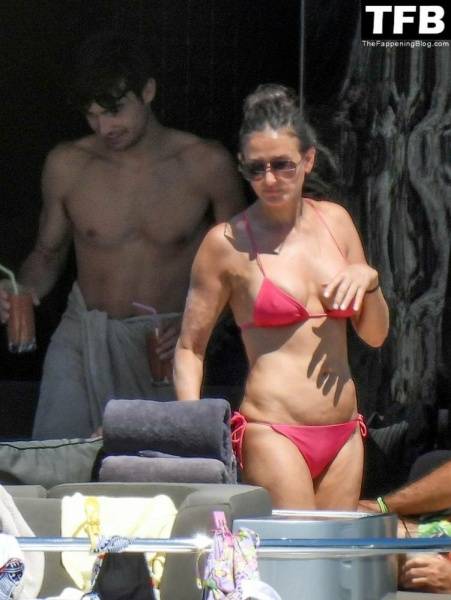 Demi Moore Looks Sensational at 59 in a Red Bikini on Vacation in Greece - Greece - county Moore on modelies.com