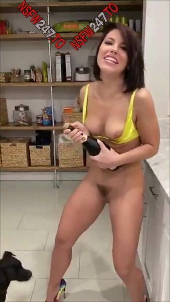 Adriana Chechik masturbating till squirt & drinking it snapchat premium xxx porn videos on modelies.com
