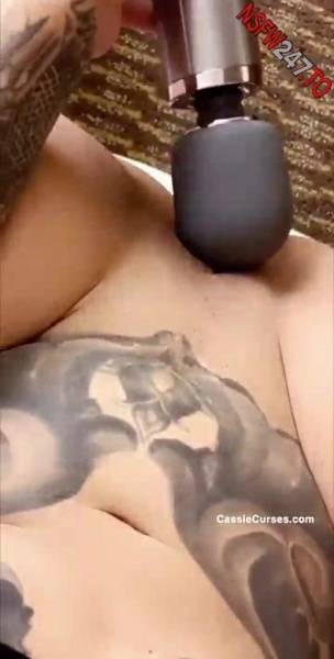 Cassie Curses Hitachi masturbating on the floor snapchat premium xxx porn videos on modelies.com