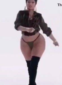 Nicki Minaj Hot fat back walking on modelies.com