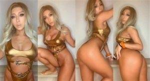 Nonsummerjack Gold Bathsuit Teasing Nude Video Leaked on modelies.com