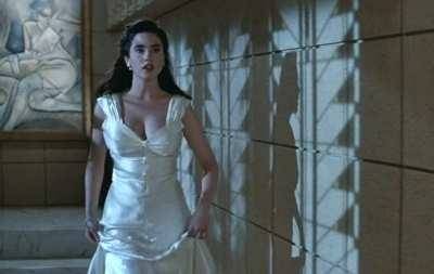 Jennifer Connelly's hour glass figure and wobbly cleavage on modelies.com