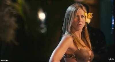 Jennifer Aniston in a coconut bra on modelies.com