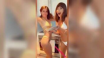 Riley reid & abbie maley nude banana dick onlyfans videos 2020/07/28 on modelies.com