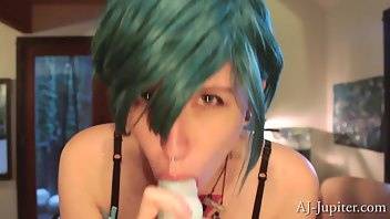 Aj jupiter sucking and gagging on dragon cock cum mouth aliens & monsters porn video manyvids on modelies.com